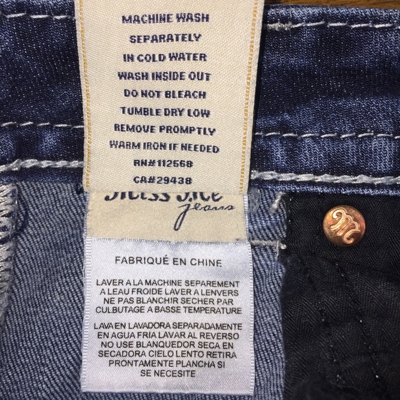 Miss Me Cuffed Capri Jeans Style JY6191P - Picture 6 of 6